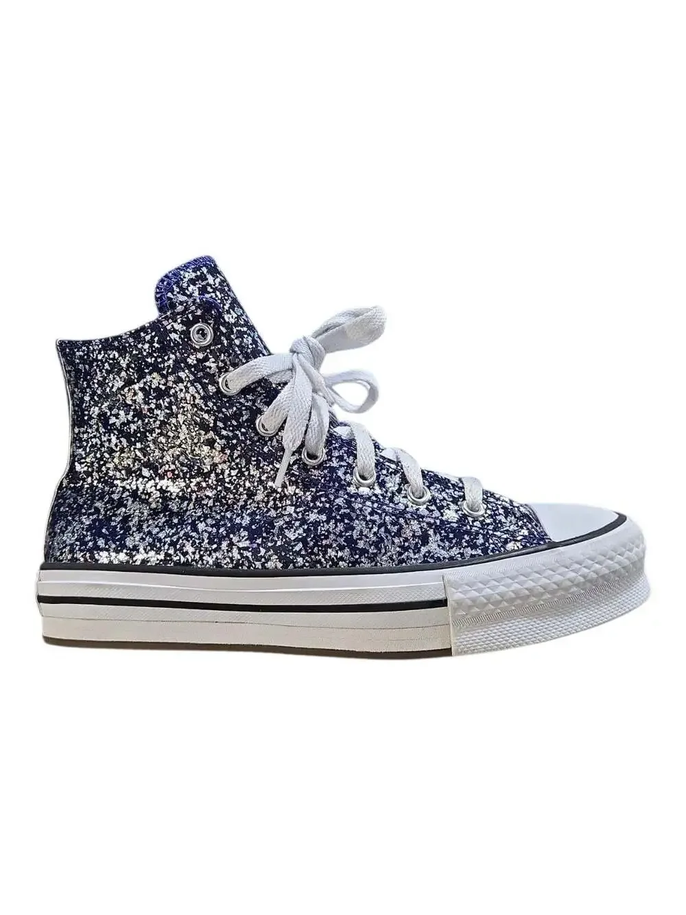Converse Kids Chuck Taylor All Star EVA Lift Glitter High Tops Size 5.5
